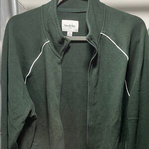 Goodfellow green coach full zip